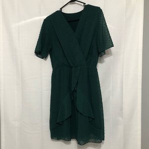 Short sleeve Swiss dot dress